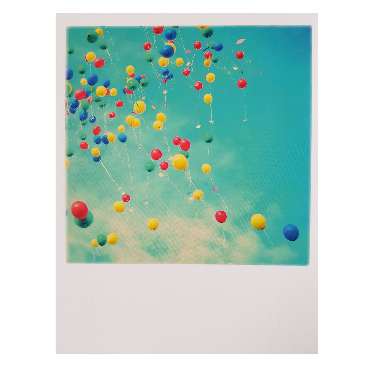 Postkarte &quot;Himmel voller Luftballons&quot;
