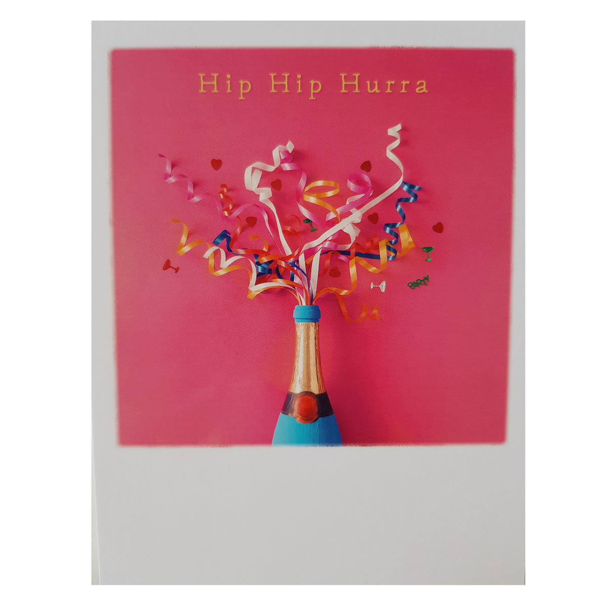 Postkarte &quot;Pink Champagne&quot;