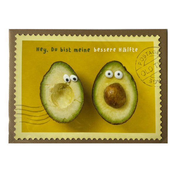 Hallmark Valentineskarte „Better Half“ – Mit Meer-Design & Goldfolie