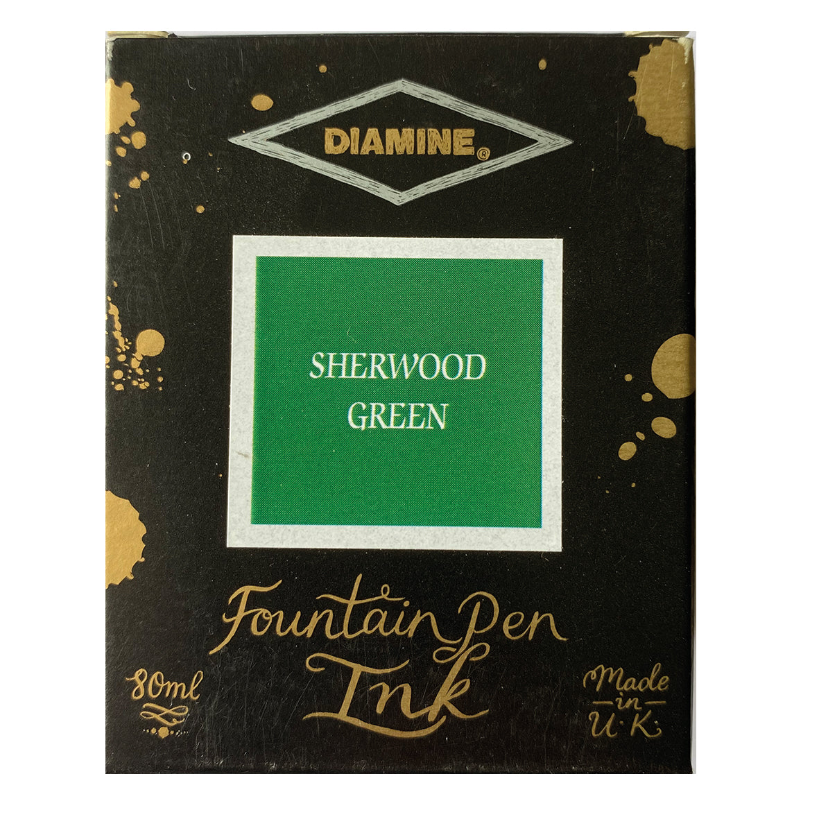 Tintenglas Diamine Sherwood Green, 80 ml