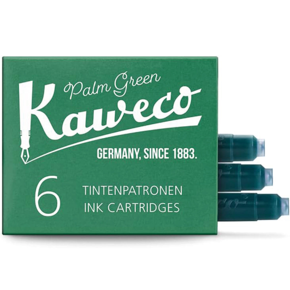 Tintenpatronen Kaweco Palm Green, 6 Stück