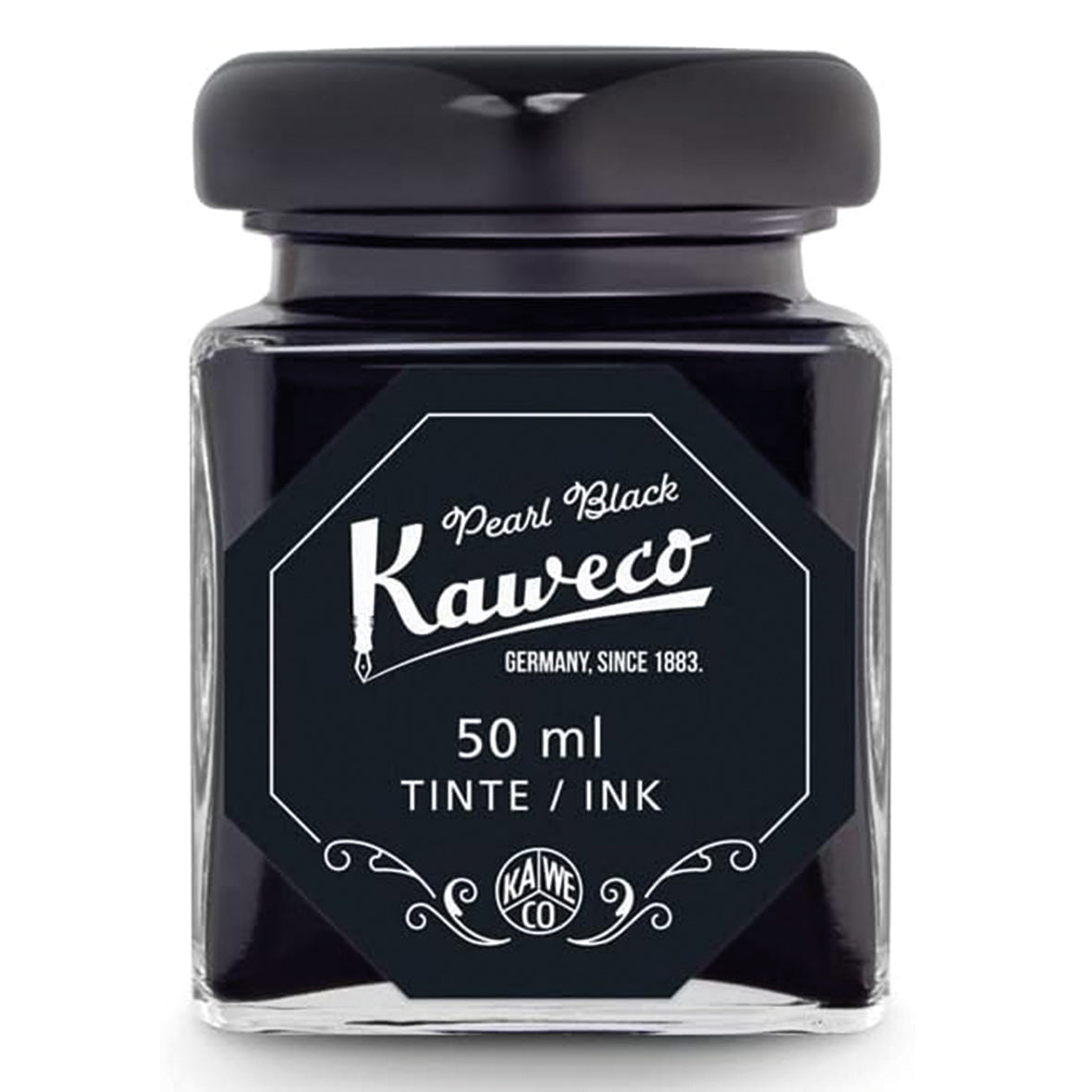 Tintenglas Kaweco Pearl Black, 50 ml