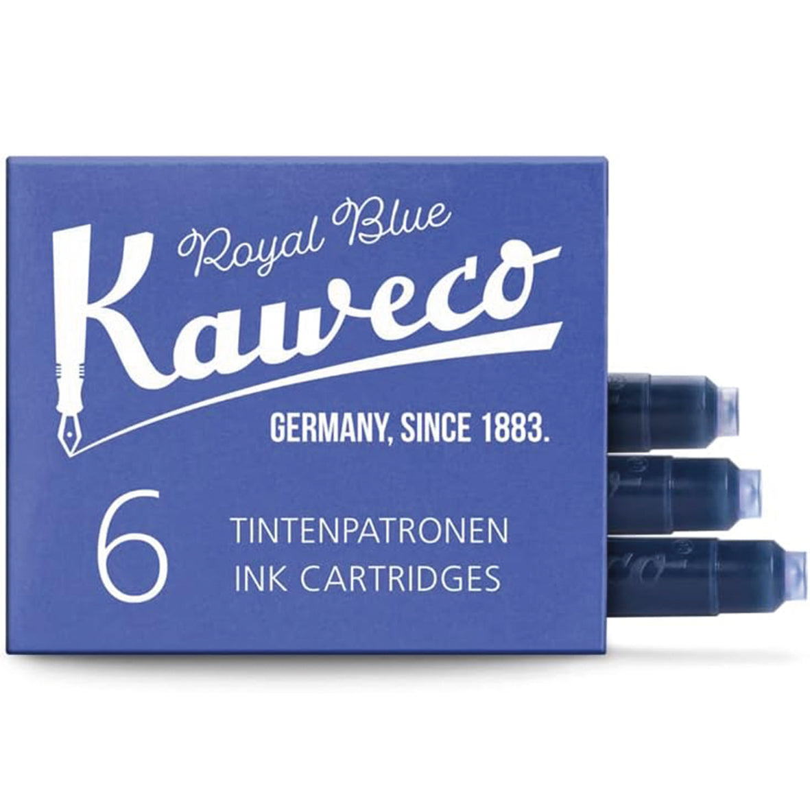 Tintenpatronen Kaweco Royal Blue, 6 Stück
