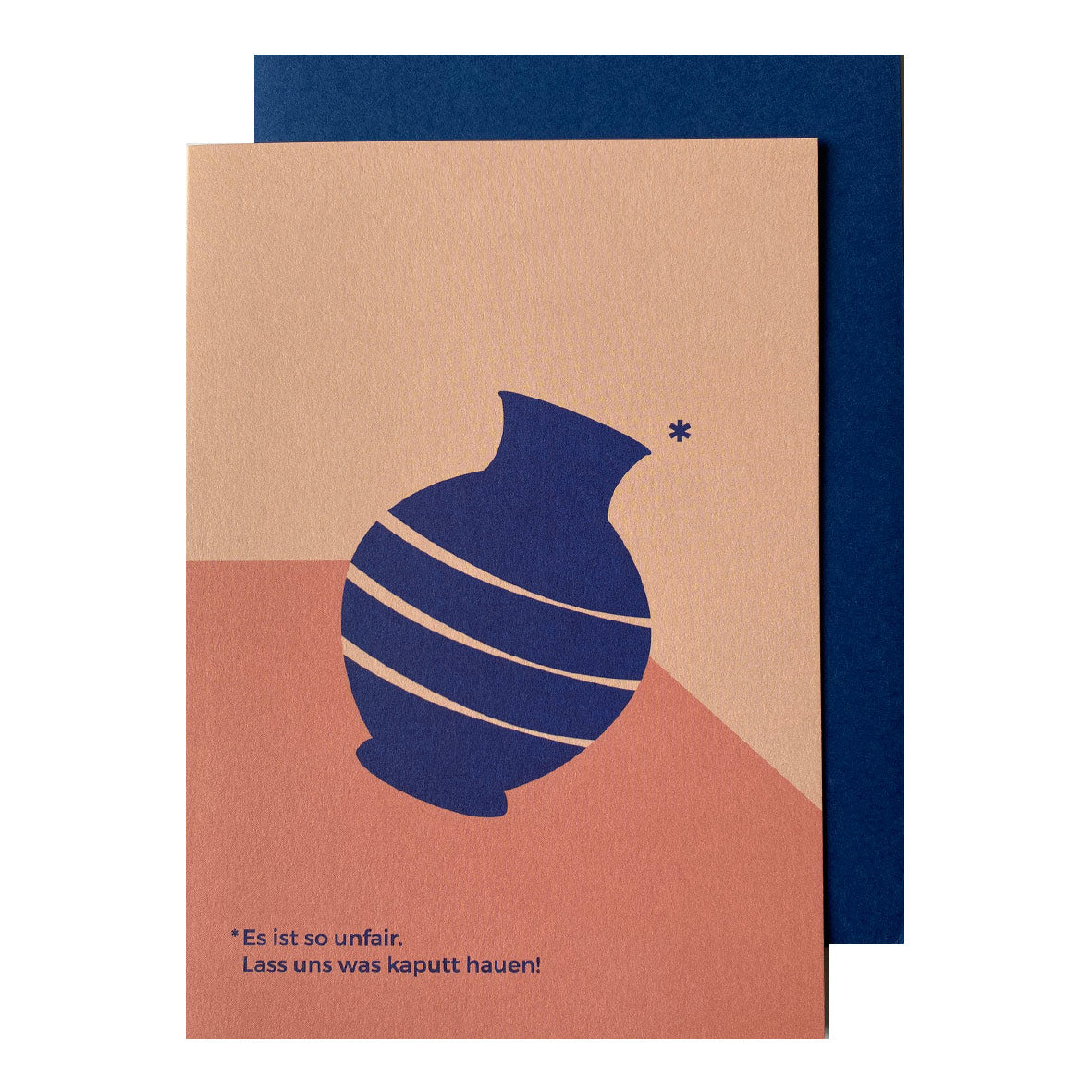 Trauerkarte "Unfair"
