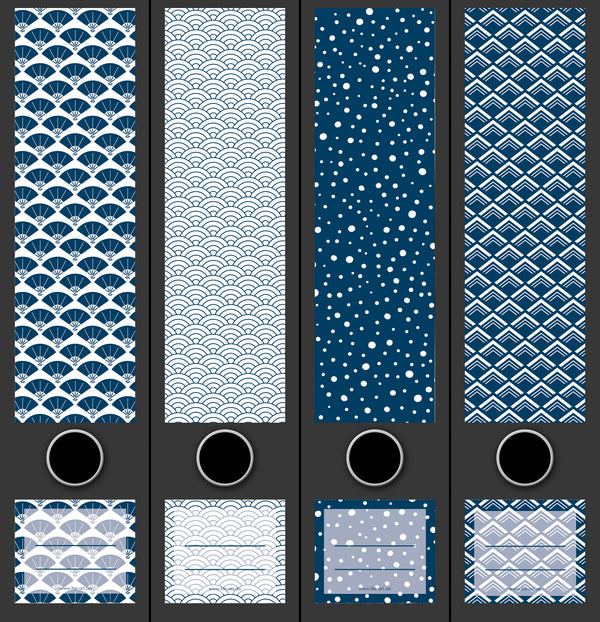 file art Ordnerrücken-Etiketten-Set Type Machine für 7,5 und 8 cm