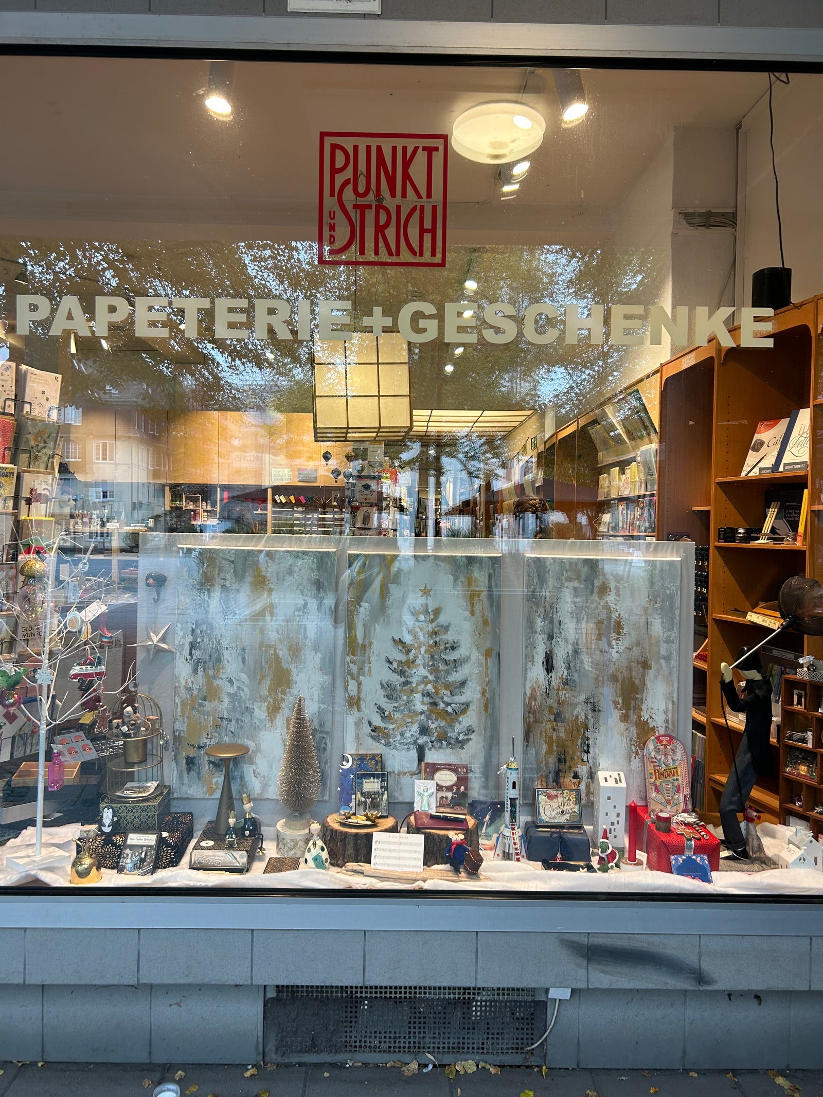 Weihnachtsdeko Punkt & Strich