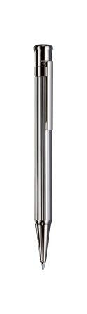 Otto Hutt Design04 - Streifenguilloche Bleistift, Beschlagteile platiniert