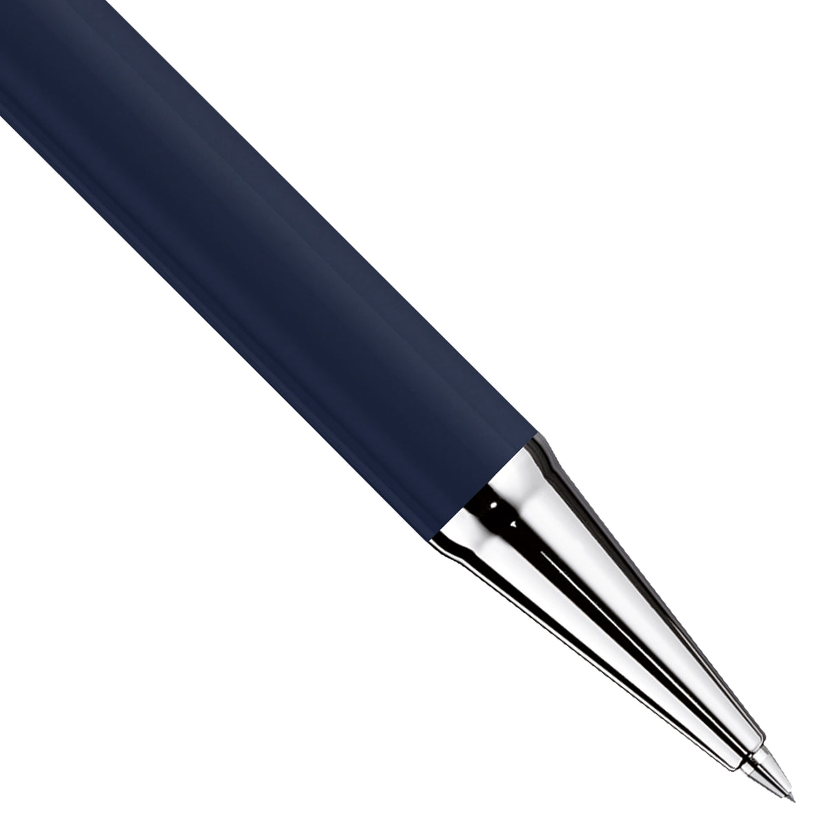 Bleistift Otto Hutt Design04 - Blau glanz / Platin beschichtet