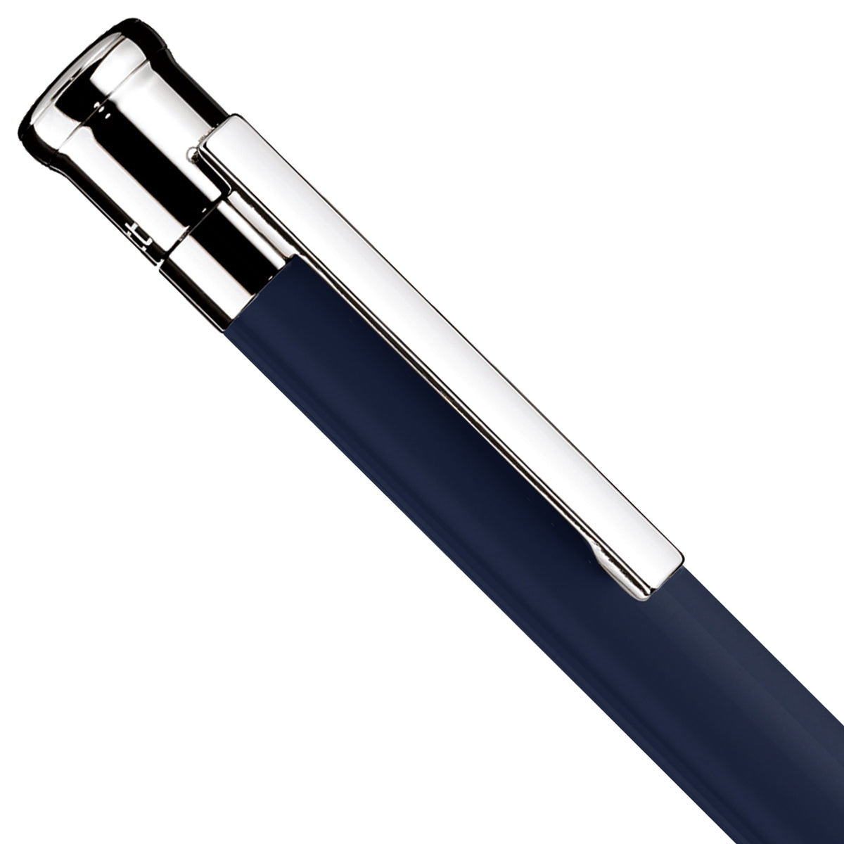 Bleistift Otto Hutt Design04 - Blau glanz / Platin beschichtet