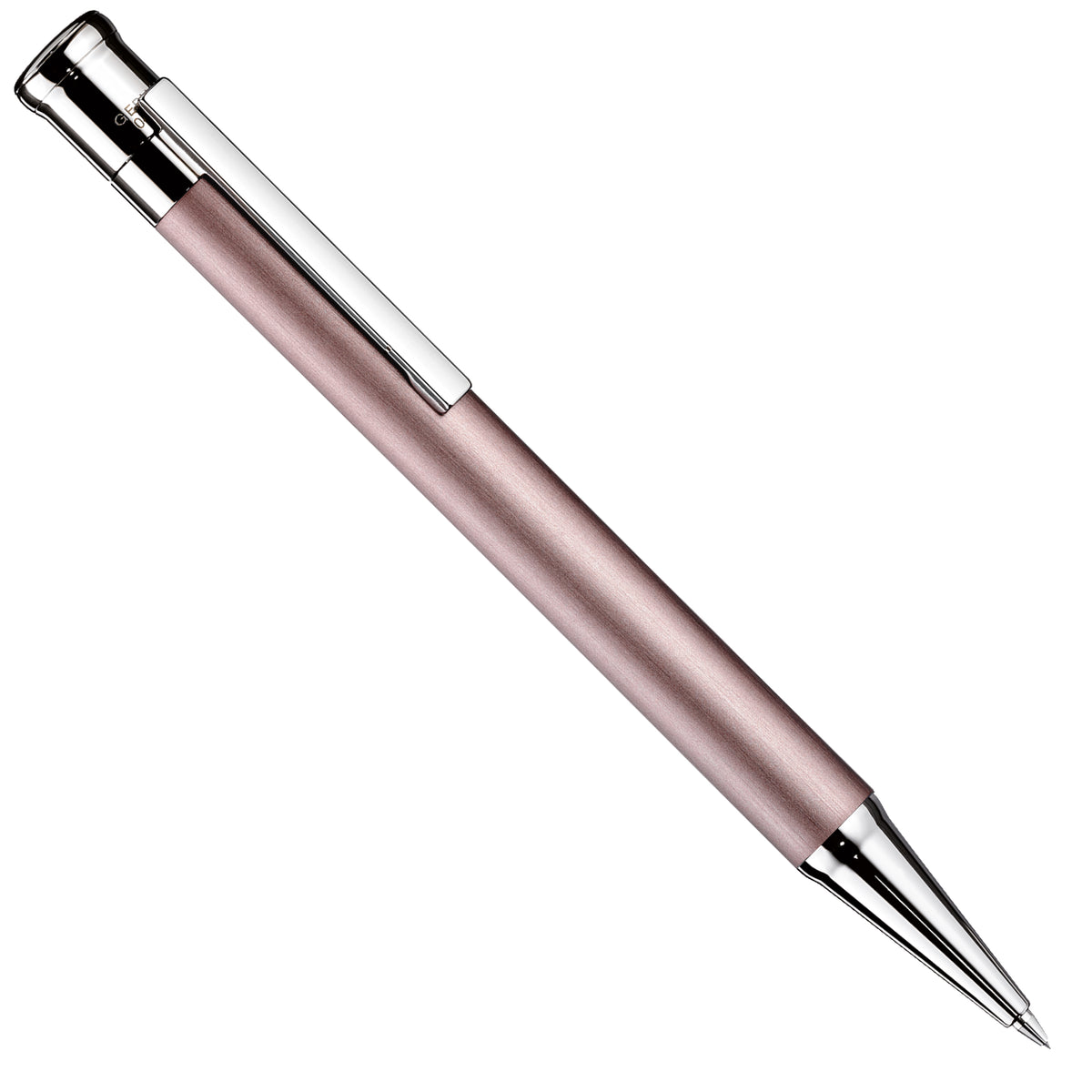 Bleistift Otto Hutt Design04 - Pink Matt / Beschlagteile Platin beschichtet