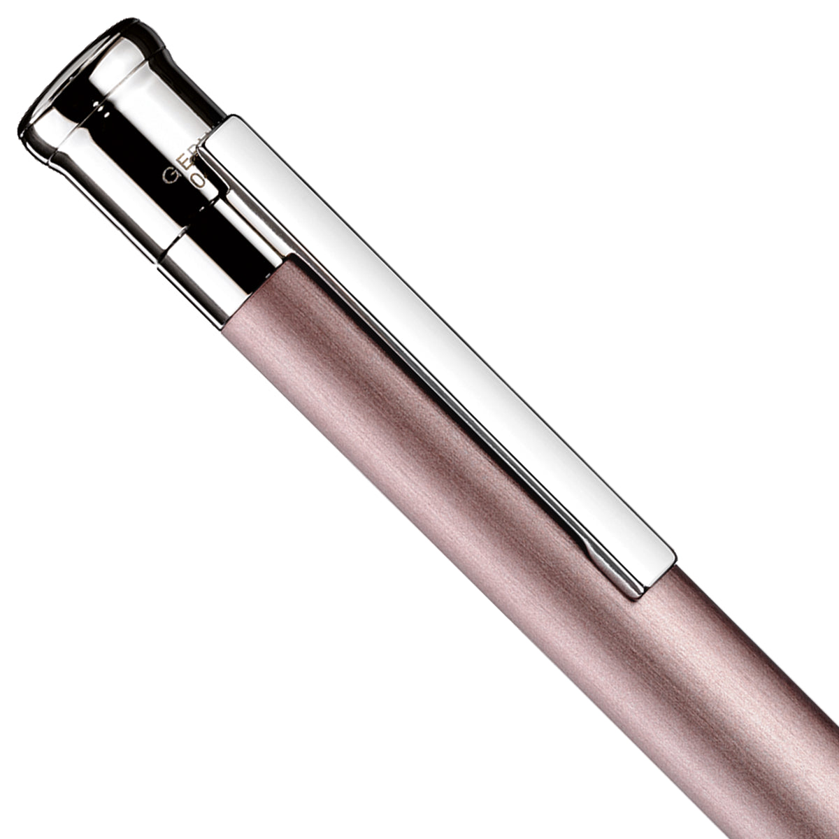 Bleistift Otto Hutt Design04 - Pink Matt / Beschlagteile Platin beschichtet