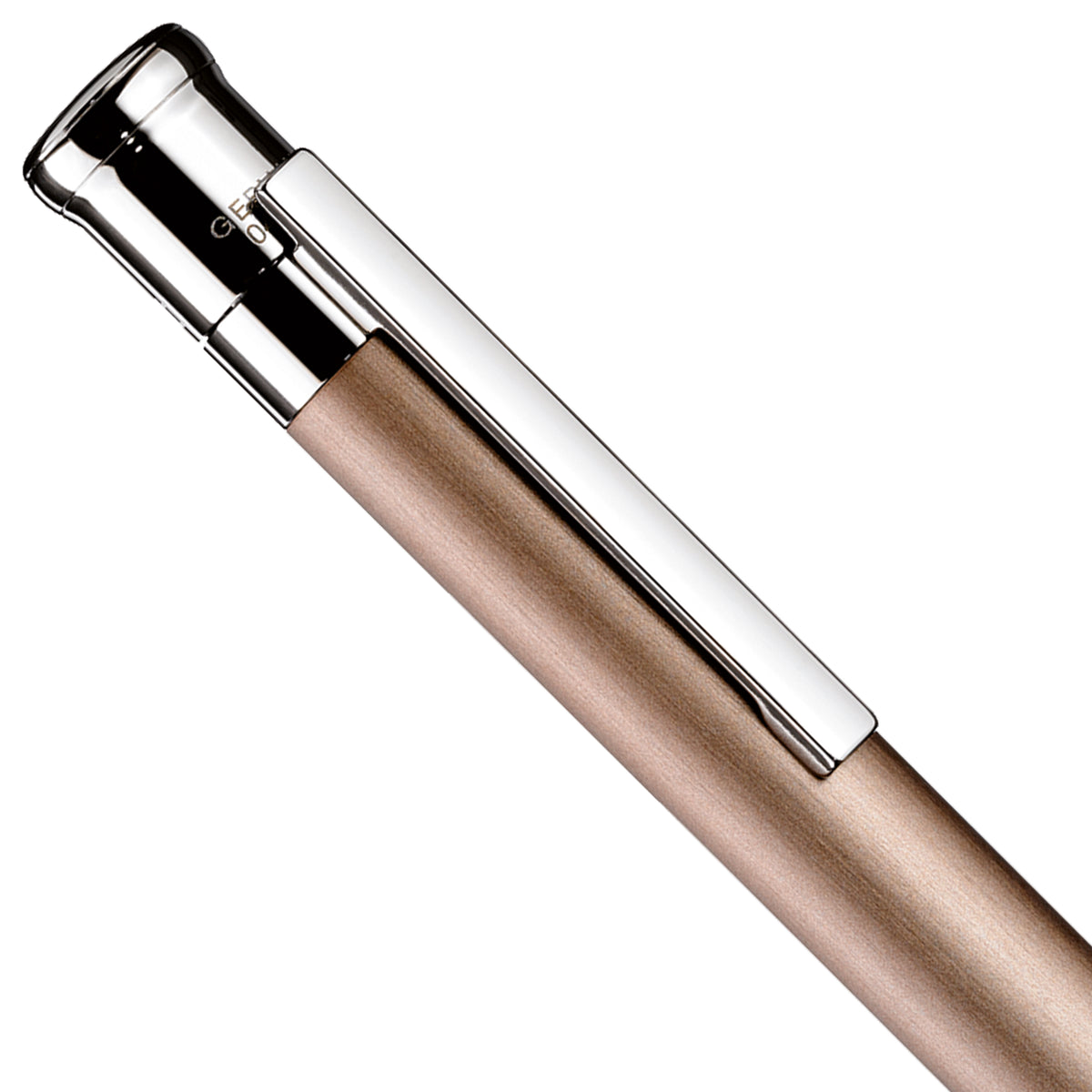Bleistift Otto Hutt Design04 - Sand Matt / Beschlagteile Platin beschichtet