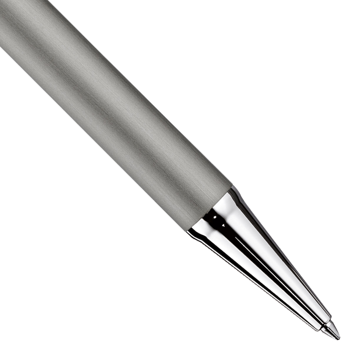 Kugelschreiber Otto Hutt Design04 - Graphit Grey satiniert und matt lackiert / Platin beschichtet
