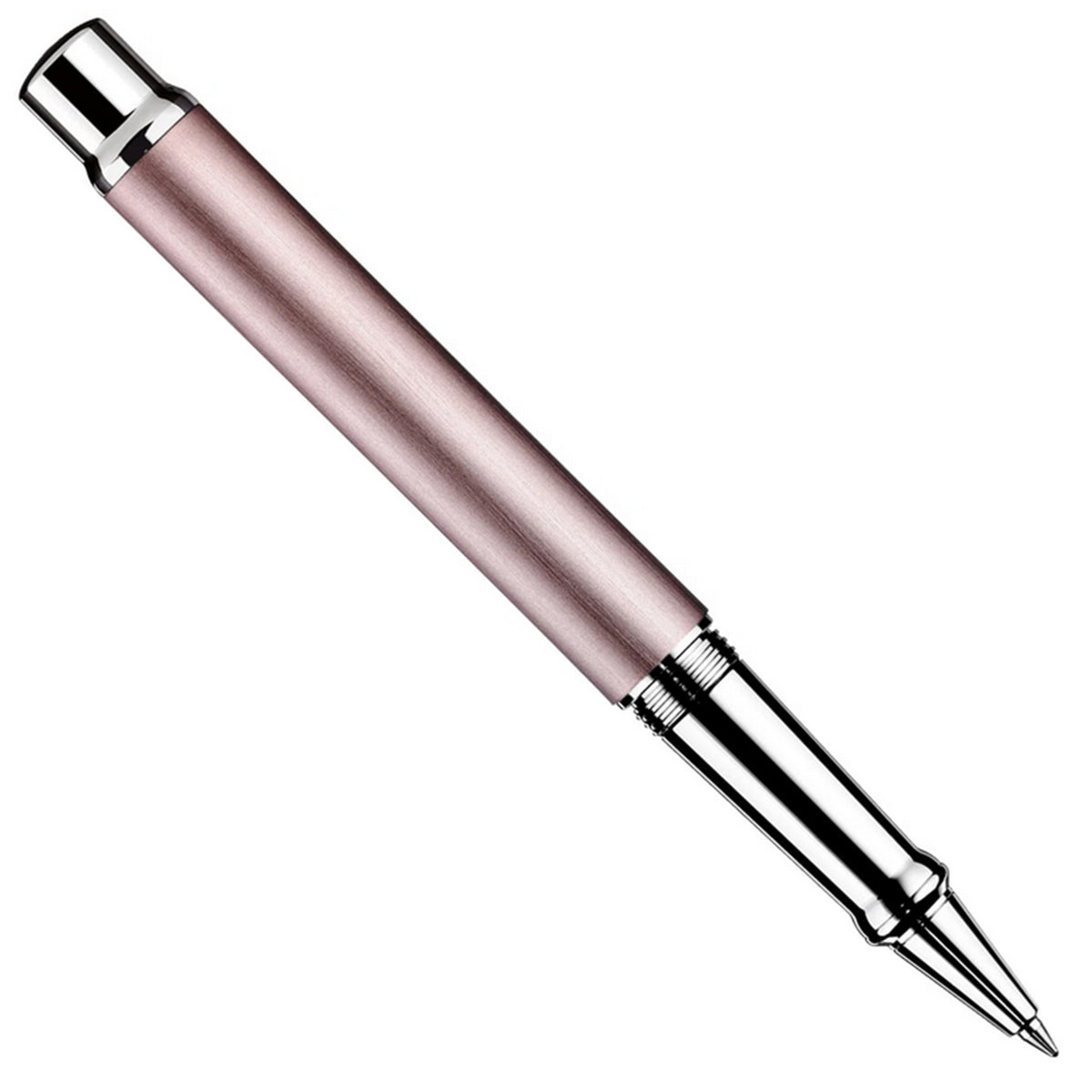 Tintenroller Otto Hutt Design04 - Pink Matt / Platin beschichtet