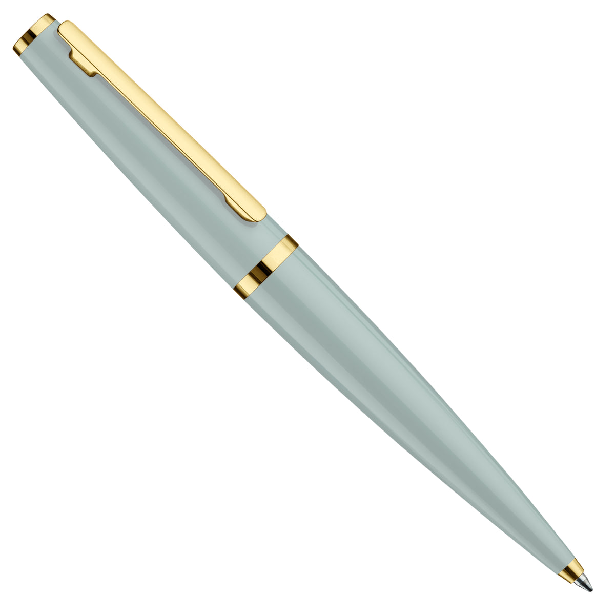 Kugelschreiber Otto Hutt Design06 - Pistazie Glanz / Goldgelb beschichtet
