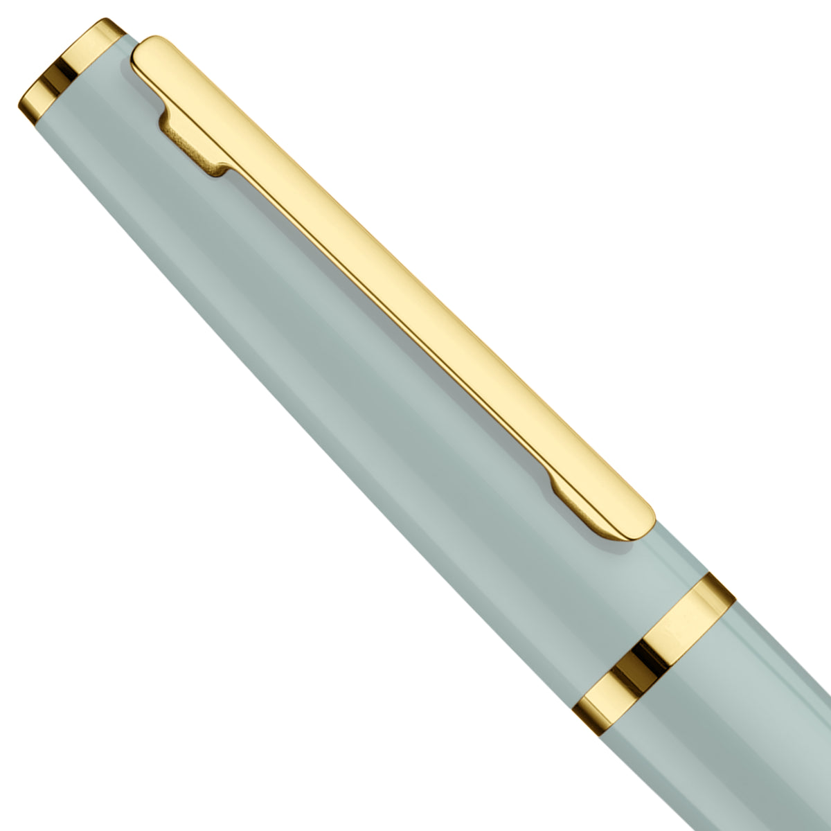 Kugelschreiber Otto Hutt Design06 - Pistazie Glanz / Goldgelb beschichtet