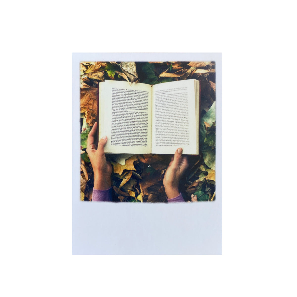 Mini-Postkarte  &quot;Buch&quot;