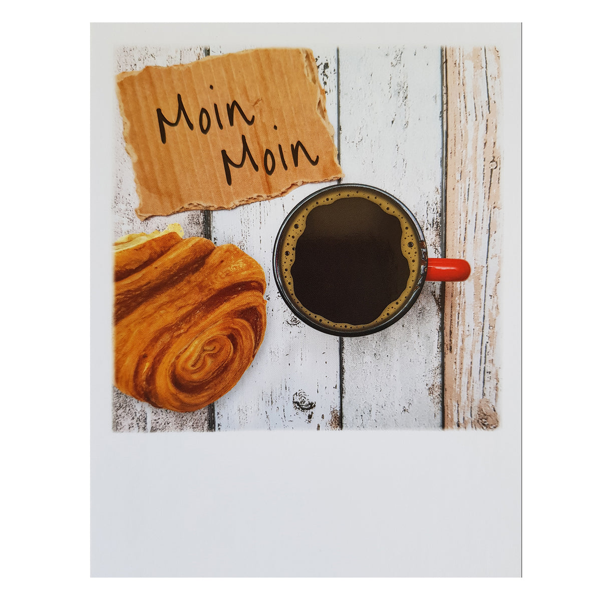 Postkarte &quot;HH Moin Moin Franzbrötchen&quot;
