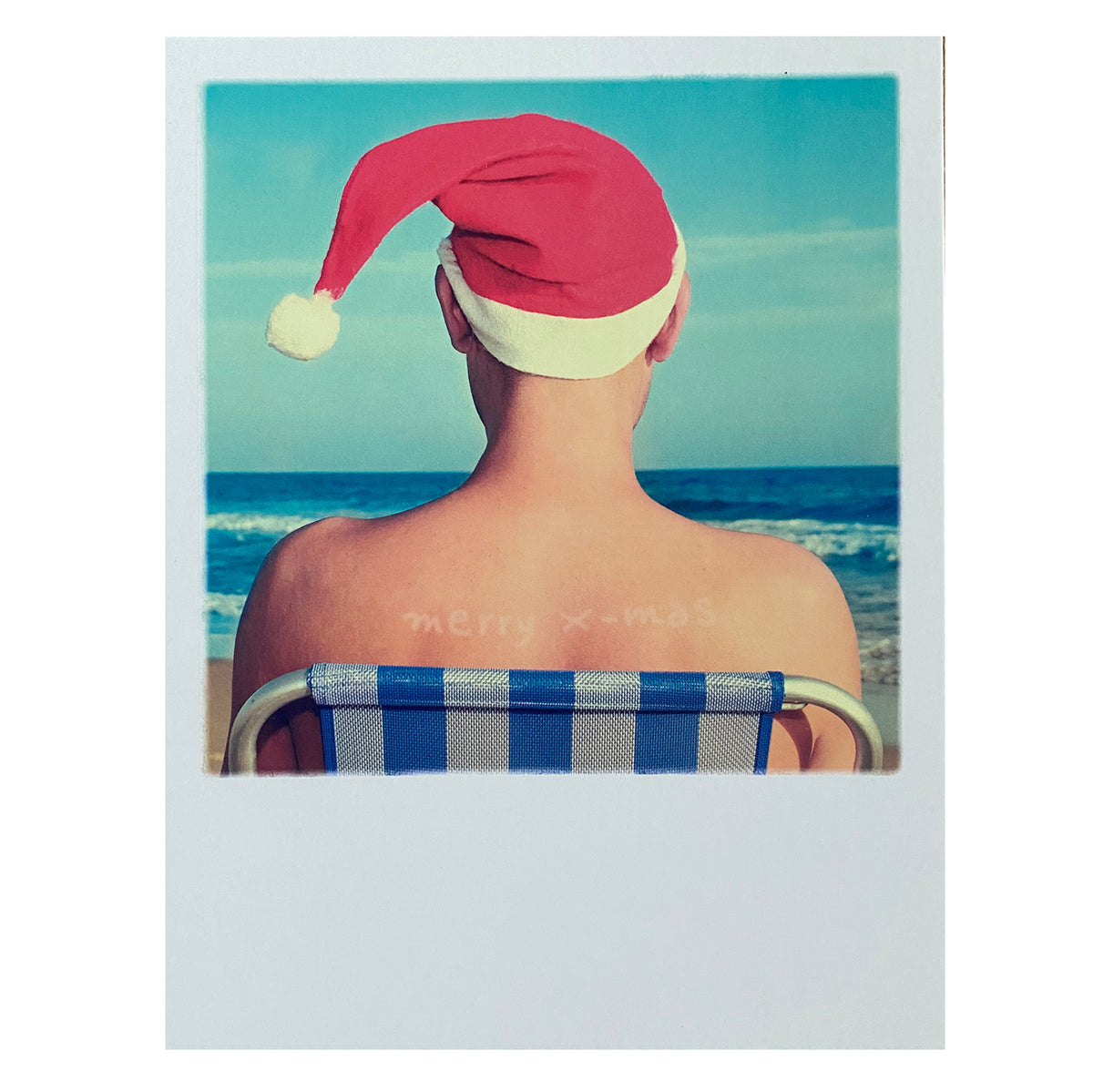 Postkarte Weihnachten &quot;Christmas on the beach&quot;
