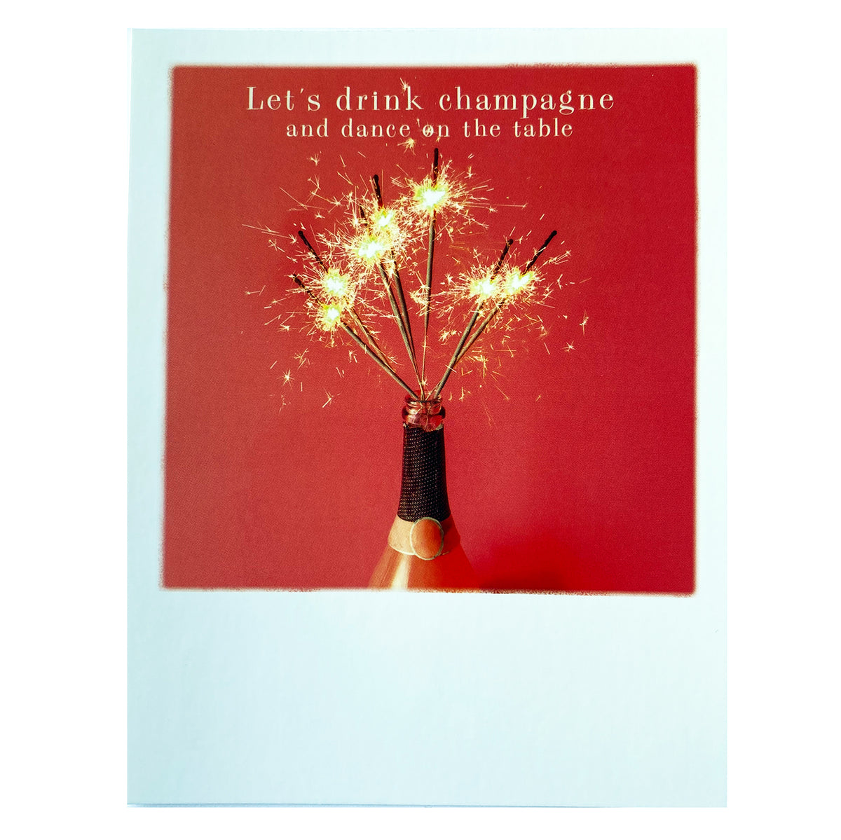 Postkarte &quot;Champagne&quot;