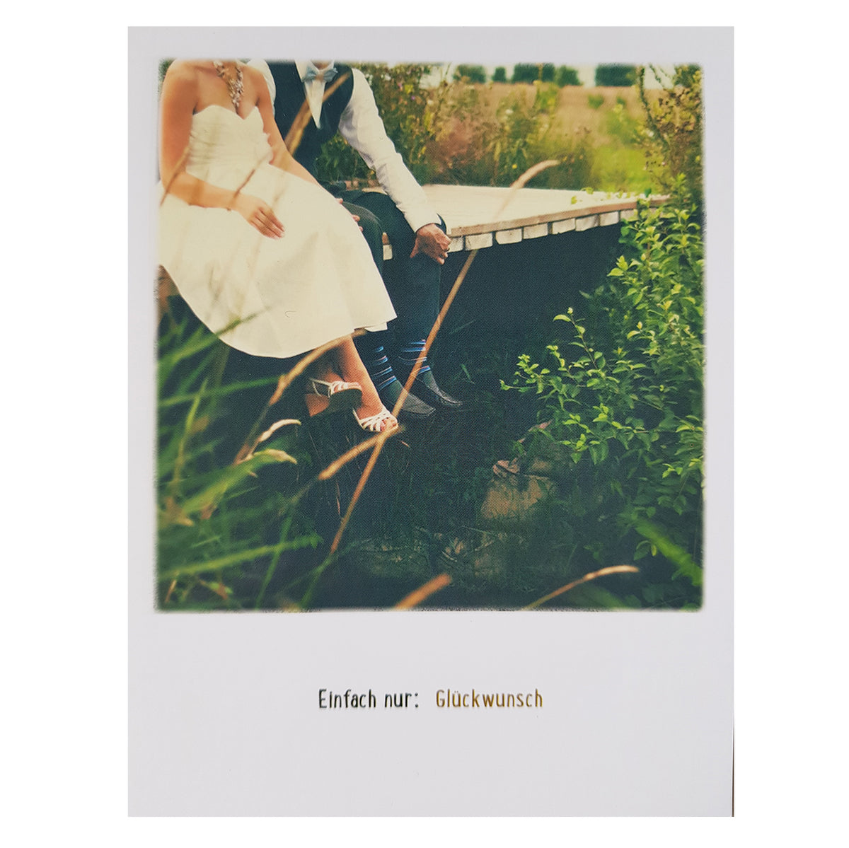 Postkarte &quot;Hochzeit Glückwunsch&quot;