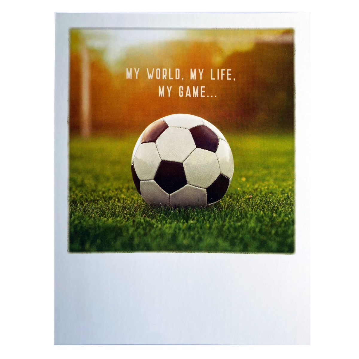 Postkarte  &quot;Fußball Closeup / Anpfiff&quot;