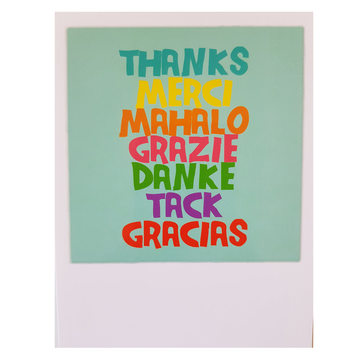 Postkarte &quot;Many Thanks&quot;