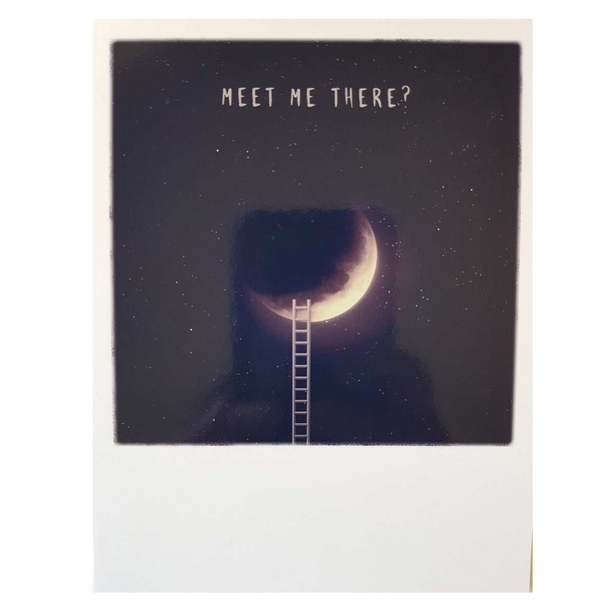 Postkarte &quot;Meet me at the moon&quot;