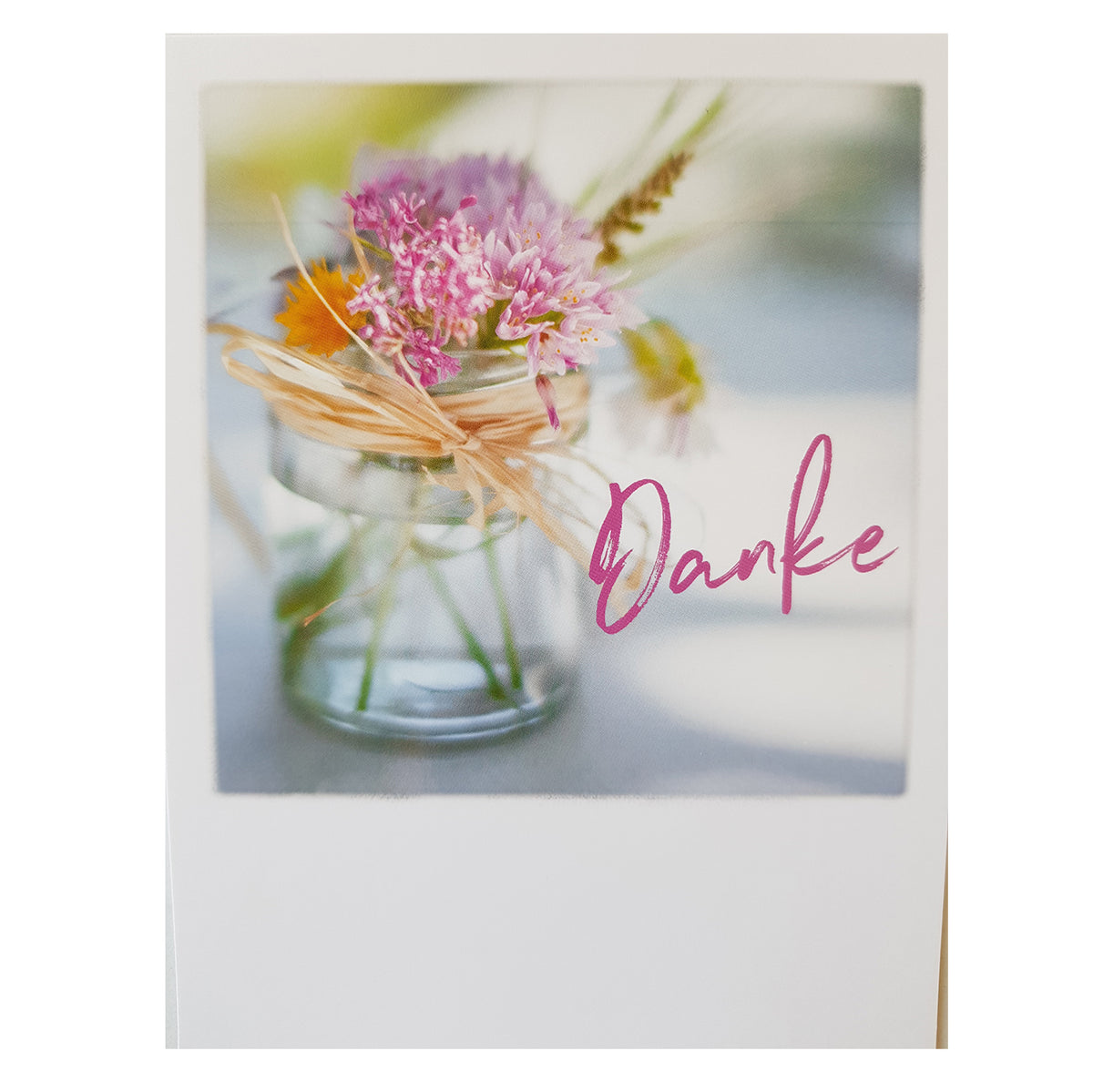 Postkarte &quot;Danke&quot;