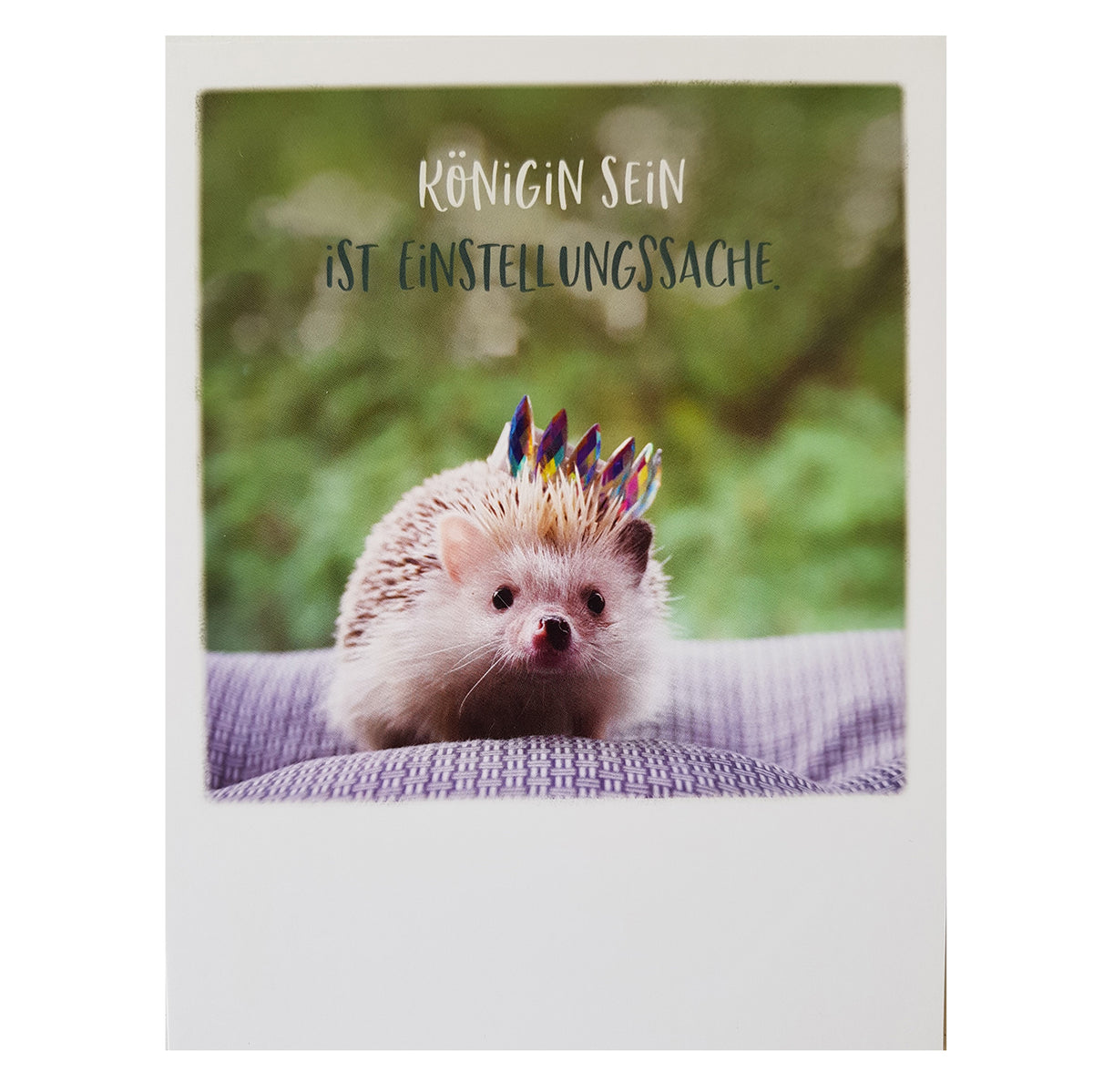 Postkarte &quot;Königin&quot;