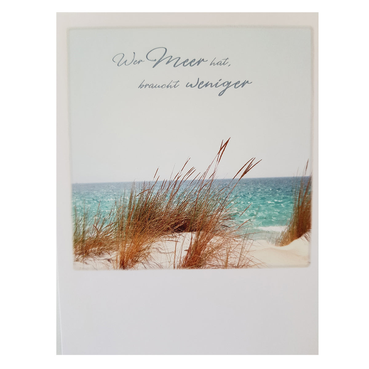 Postkarte &quot;Meer oder weniger&quot;