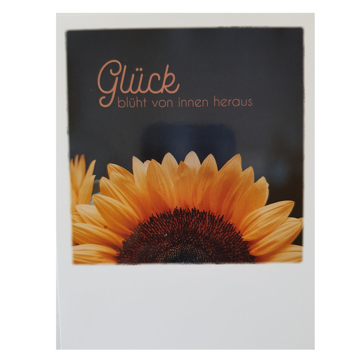 Postkarte &quot;Glück von innen&quot;