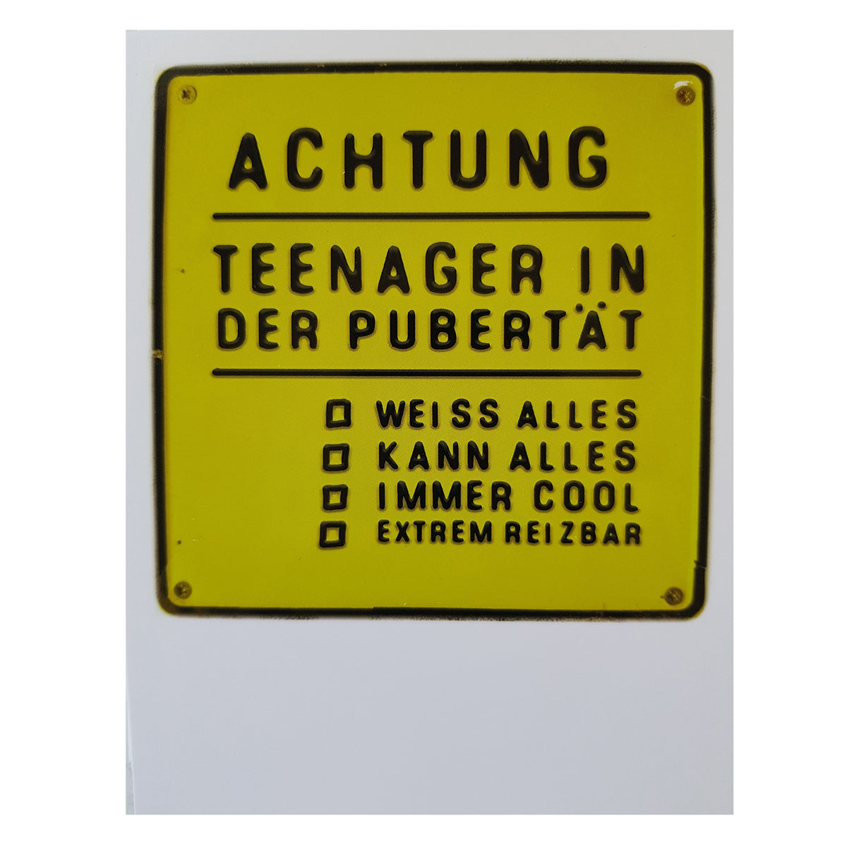 Postkarte &quot;Teenager&quot;