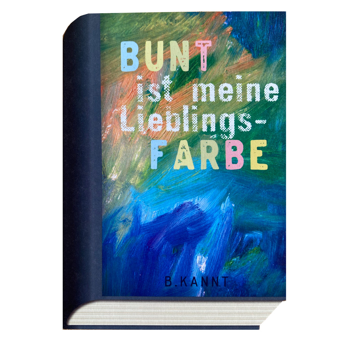 Book-Card &quot;Bunt ist meine Lieblingsfarbe&quot;