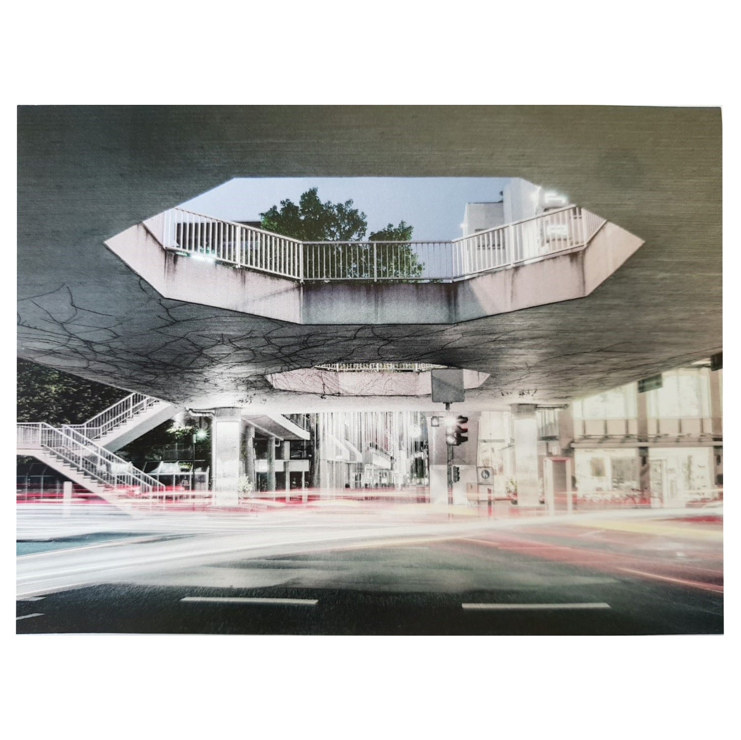 Postkarte "Elefantenklo" Punkt & Strich