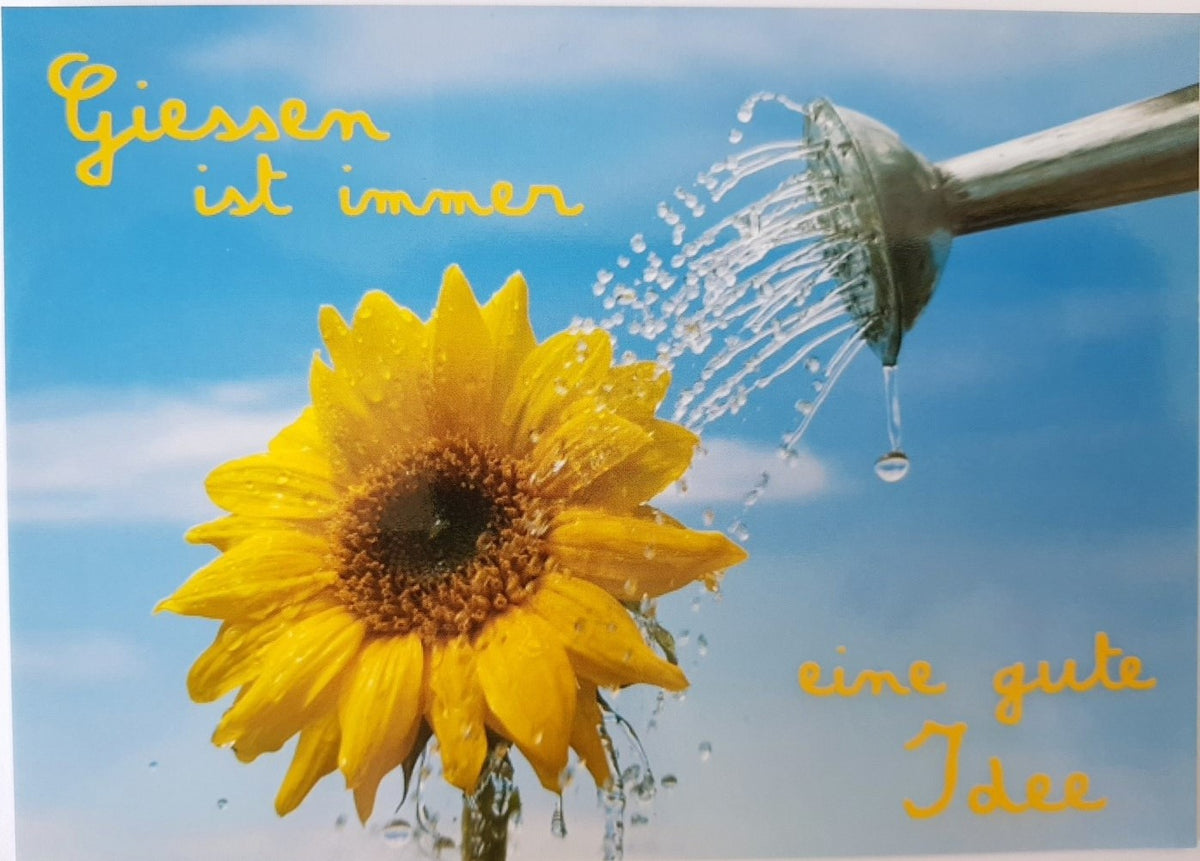 Postkarte &quot;Sonnenblume&quot;