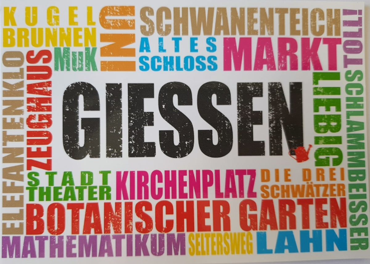 Postkarte &quot;MultiGiessen&quot;