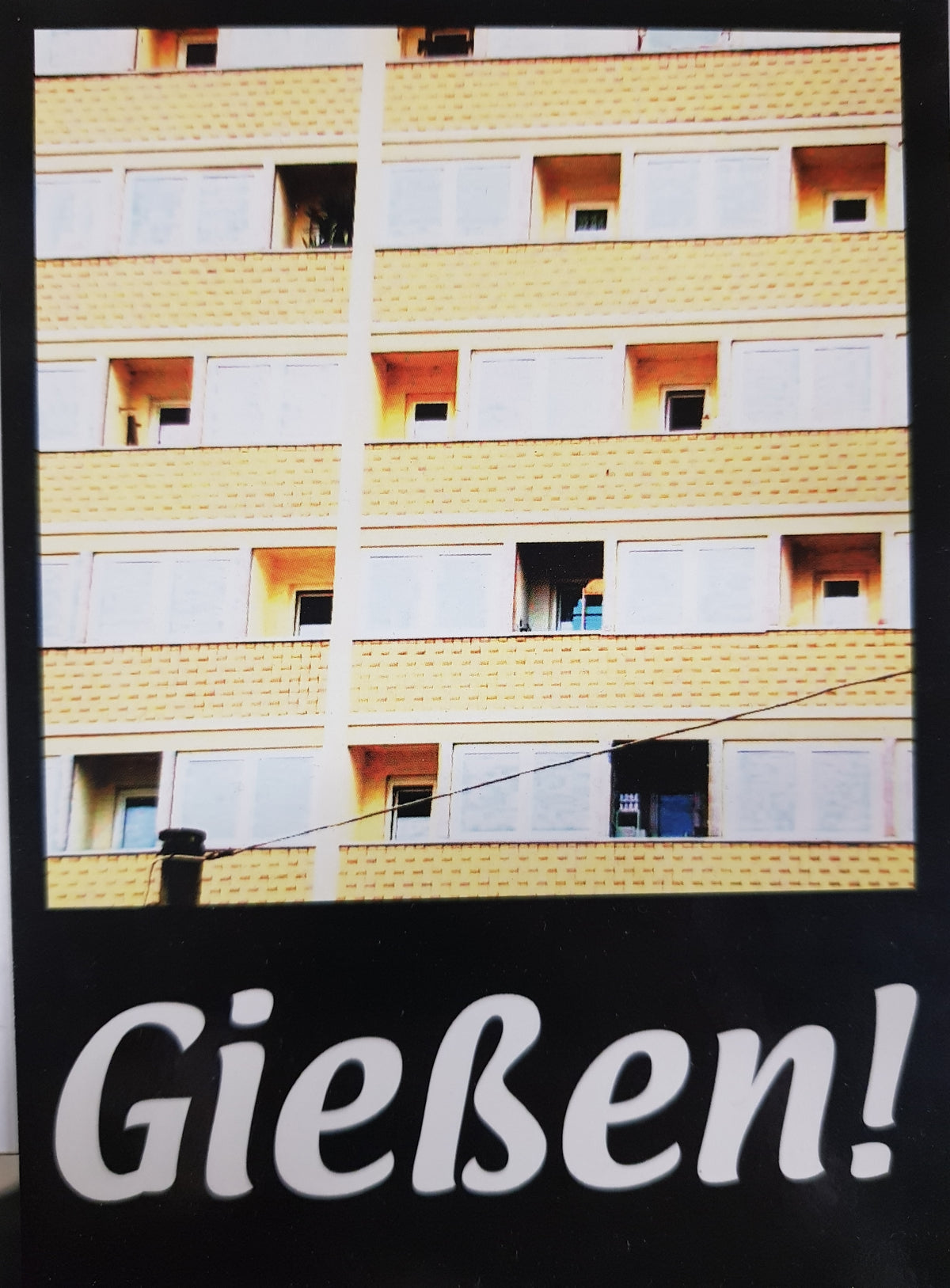 Postkarte &quot;Balkon&quot;