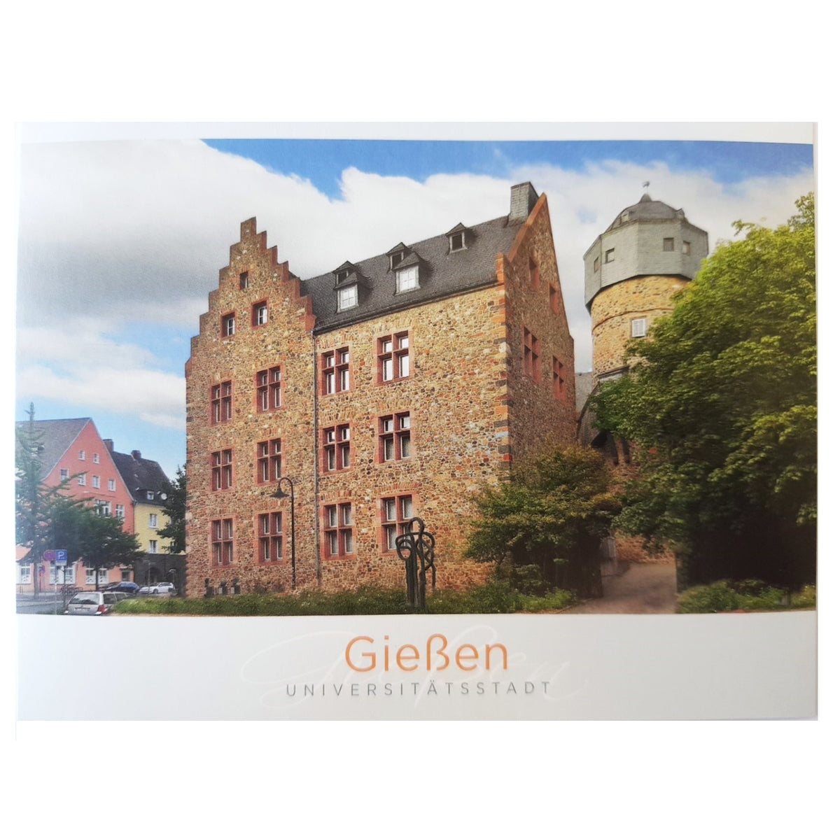 Postkarte &quot;Gießen Universitätsstadt - Altes Schloss&quot;