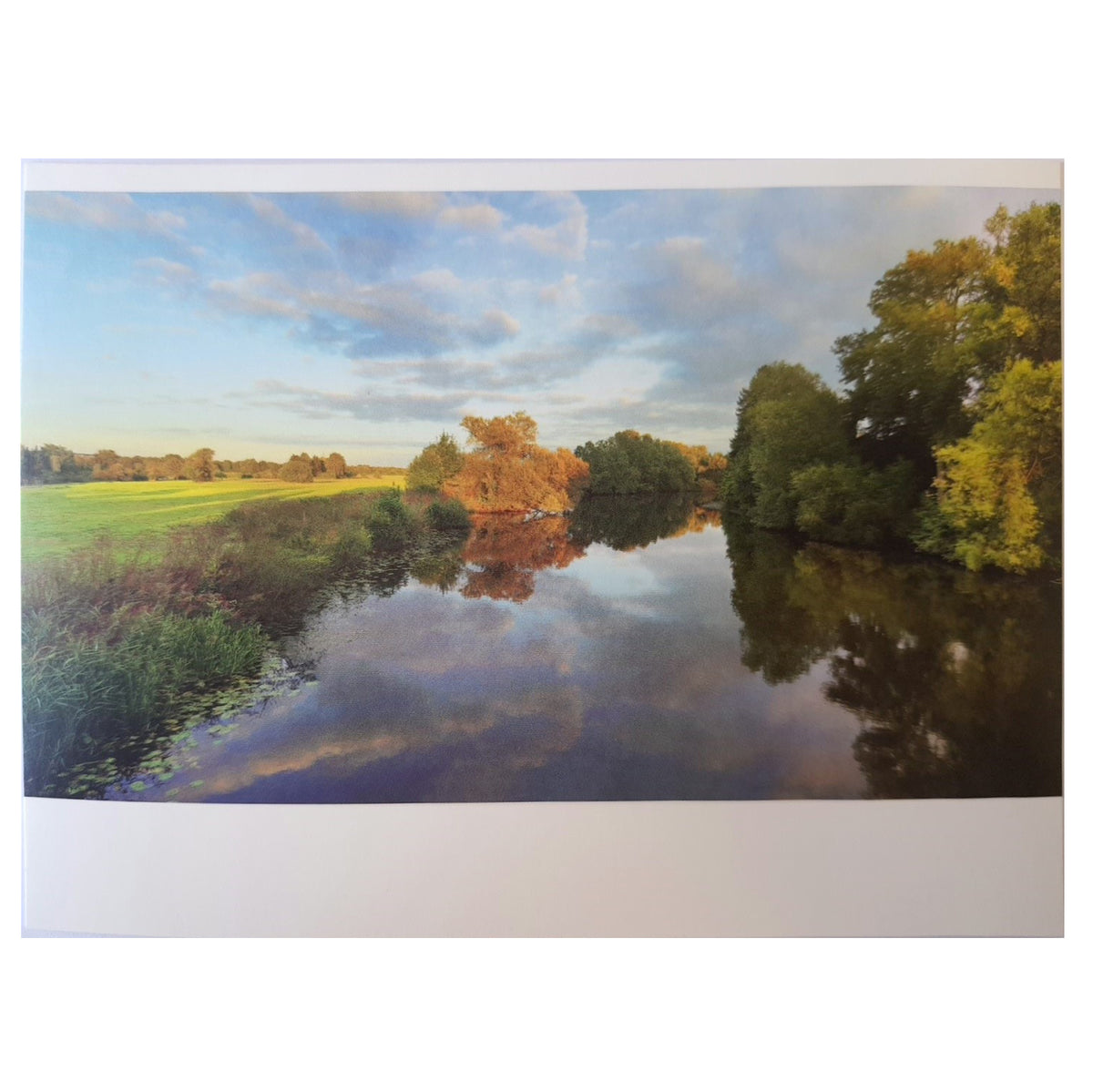 Postkarte &quot;Die Lahn bei Gießen&quot;