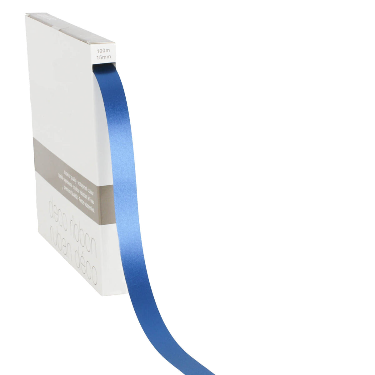 Geschenkband Satin blau