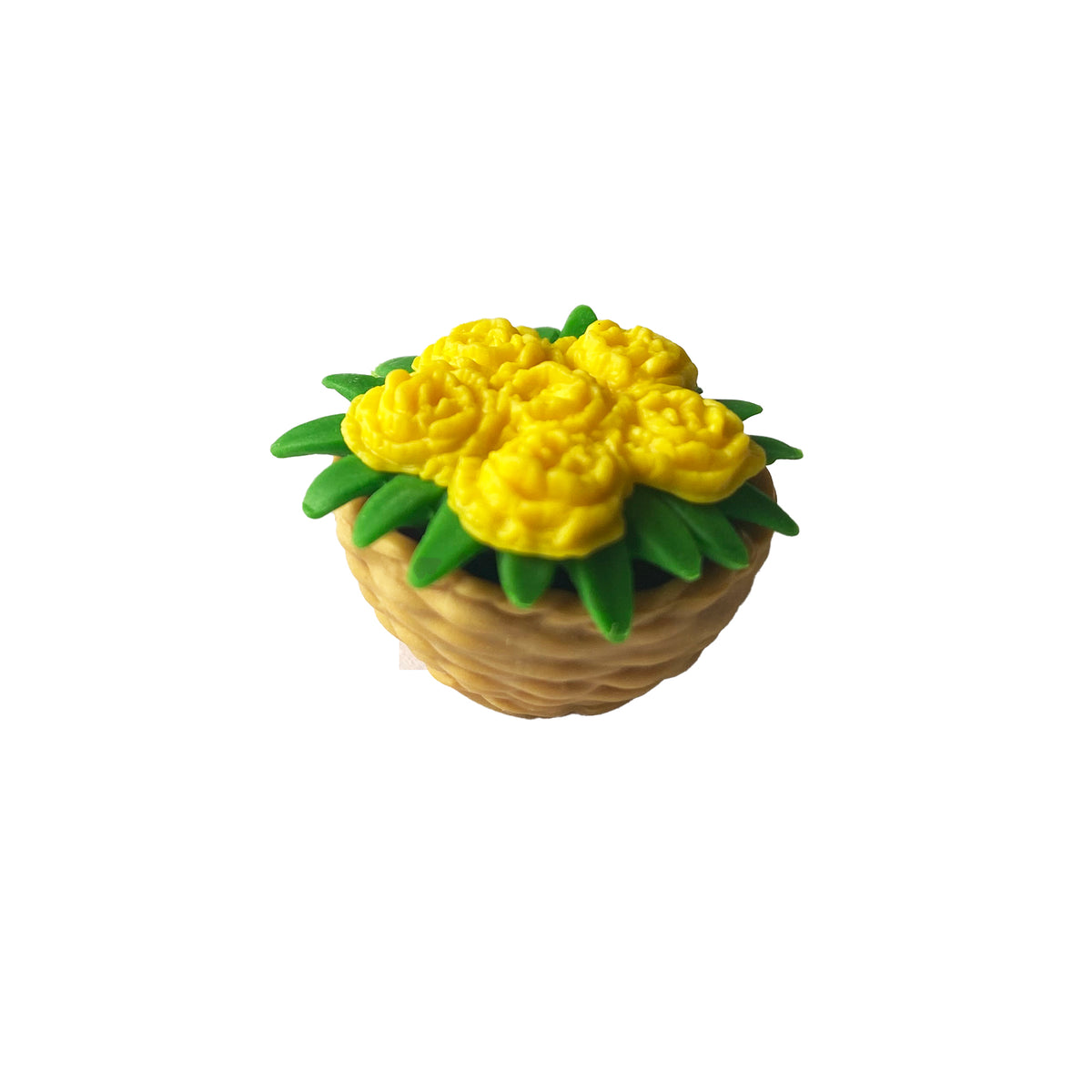Radiergummi Blumenkorb Gelb