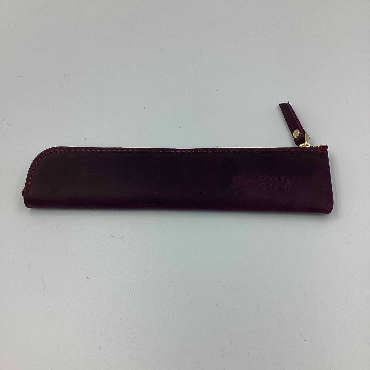 Ledermäppchen Secnaur small, aubergine