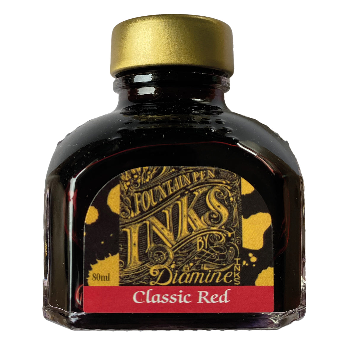 Tintenglas Diamine Classic Red, 80 ml