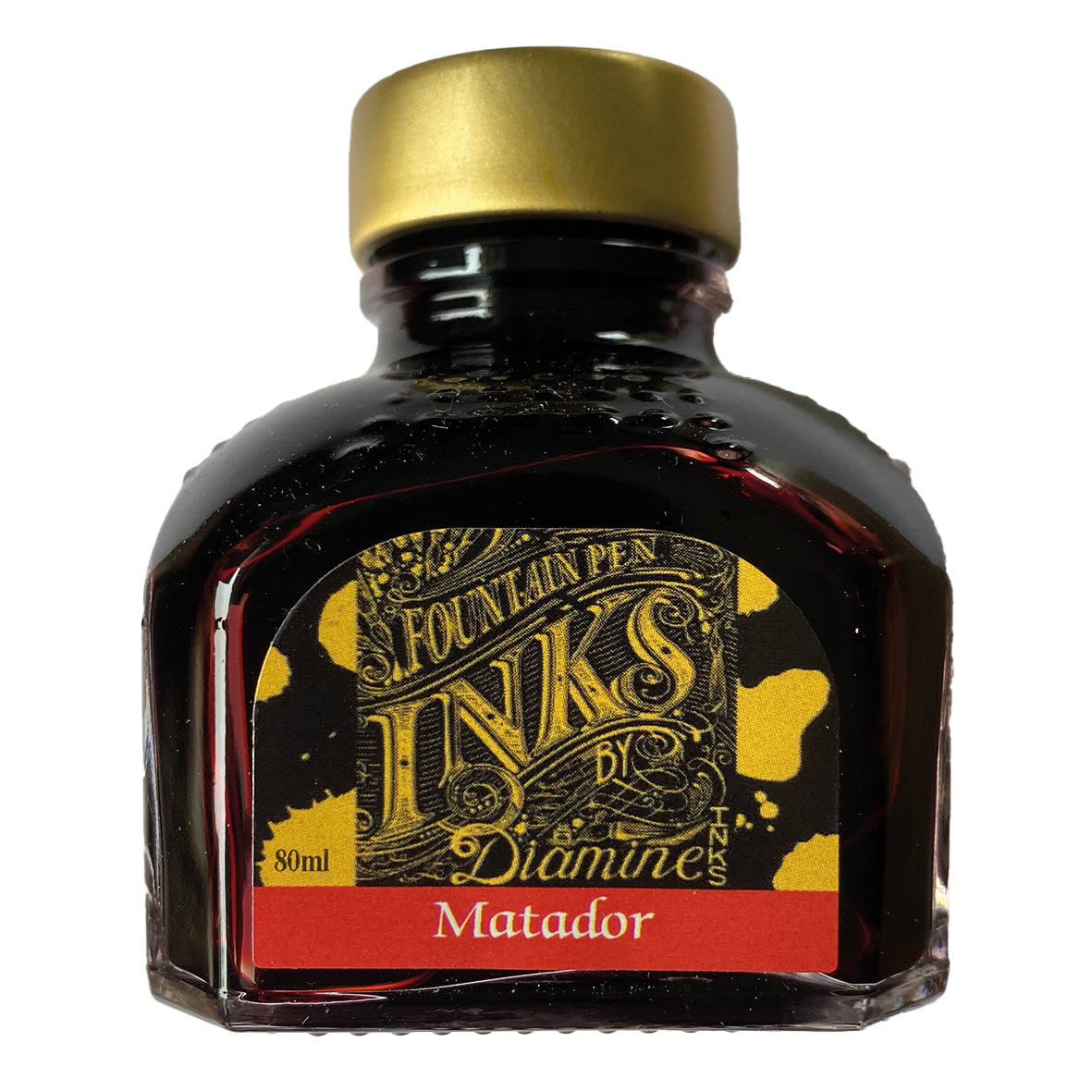 Tintenglas Diamine Matador Red, 80 ml