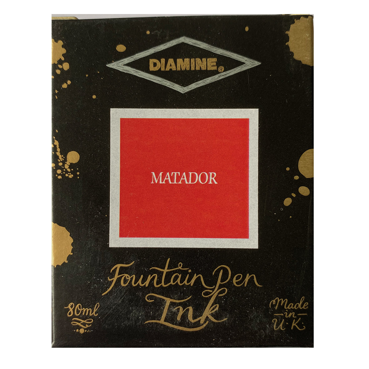Tintenglas Diamine Matador Red, 80 ml