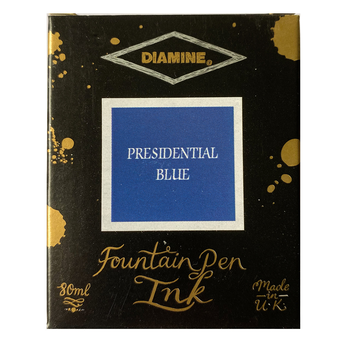 Tintenglas Diamine Presidential Blue, 80 ml
