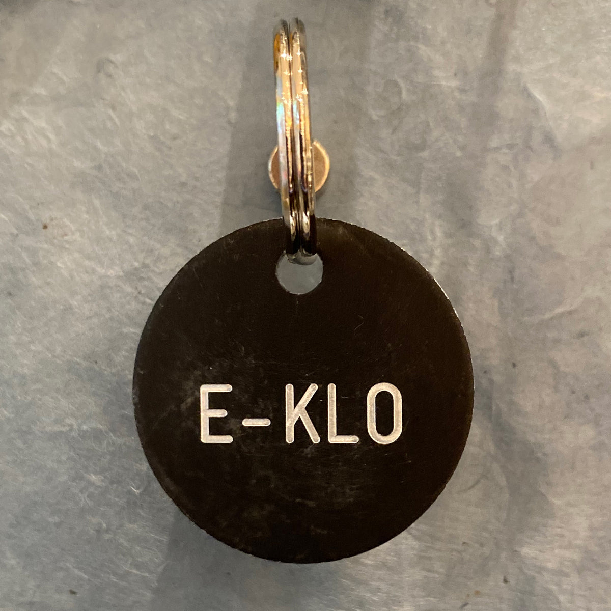 Schlüsselanhänger &quot;E-KLO&quot;