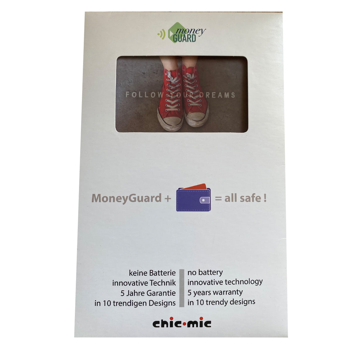 Moneyguard Karte gegen Datenklau