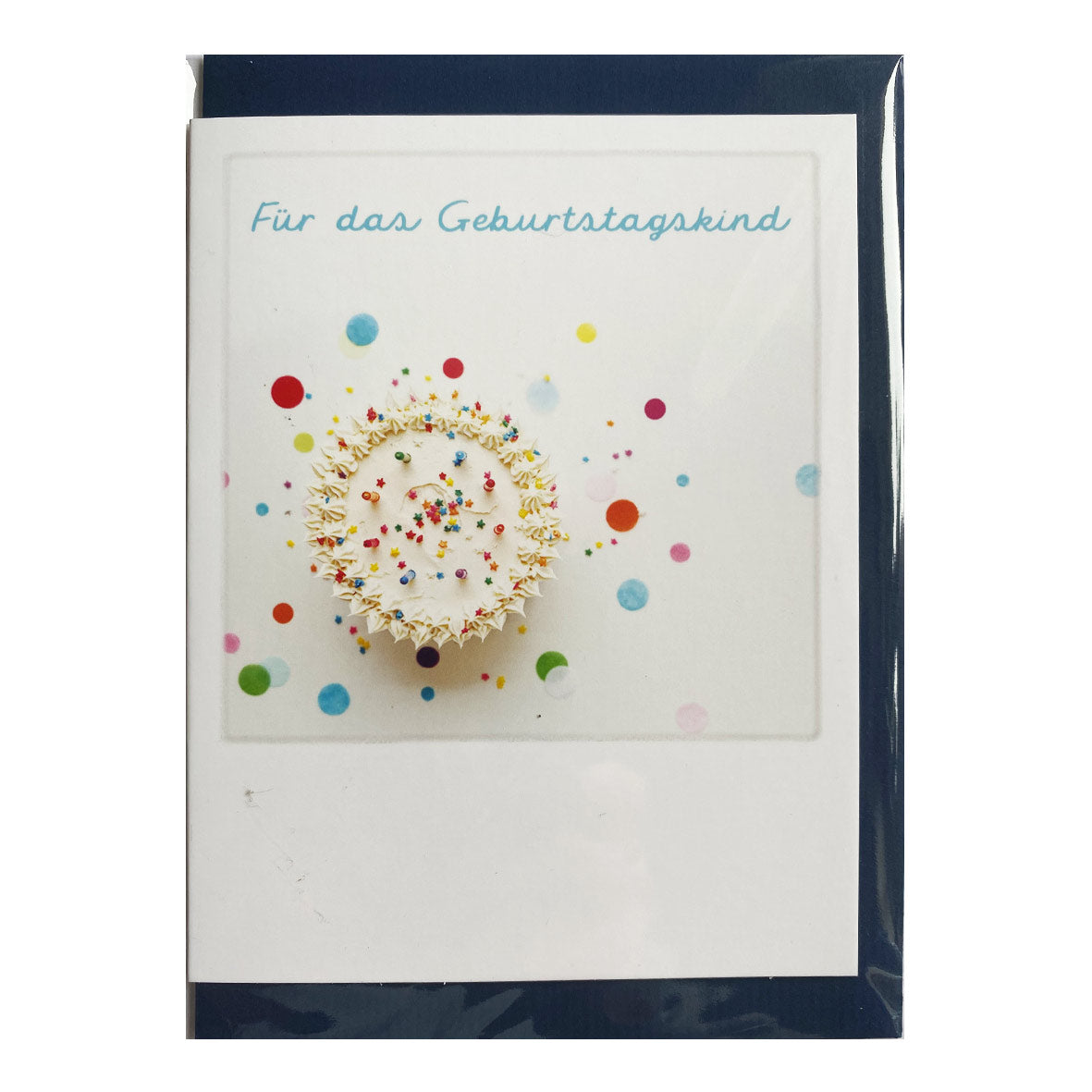 Klappkarte mit Umschlag &quot;Für das Geburtstagskind&quot;